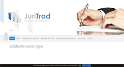 Desktop Screenshot of juritrad.be